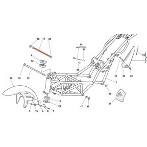 Moteur - Vis de fixation - 77910011A - 240MM